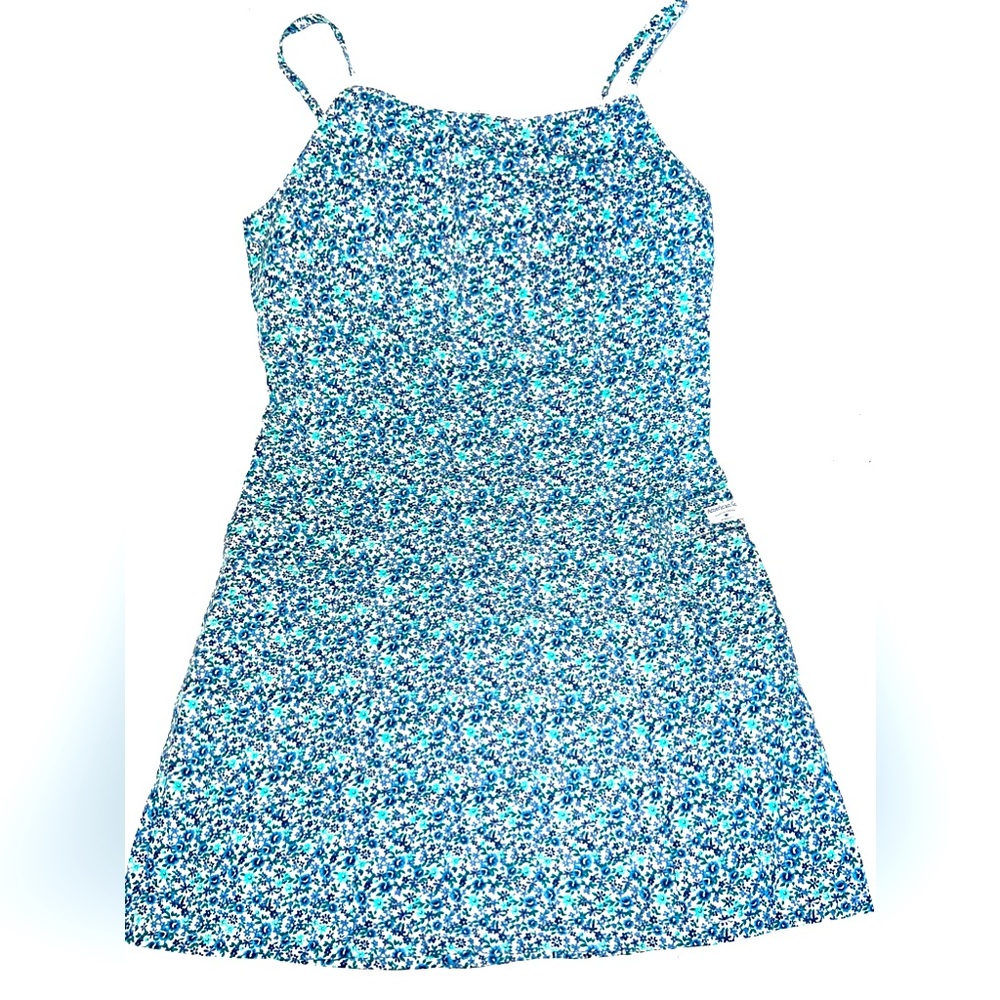 Vintage American Girl blue floral cotton dress